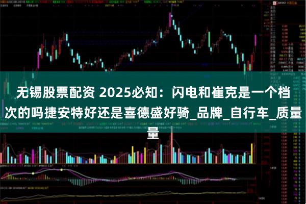 无锡股票配资 2025必知：闪电和崔克是一个档次的吗捷安特好还是喜德盛好骑_品牌_自行车_质量
